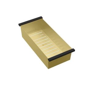 Кухонная мойка Lemark Iordana 780 9938118 в комплекте с разделочной доской ролл-матом и коландером светлое золото